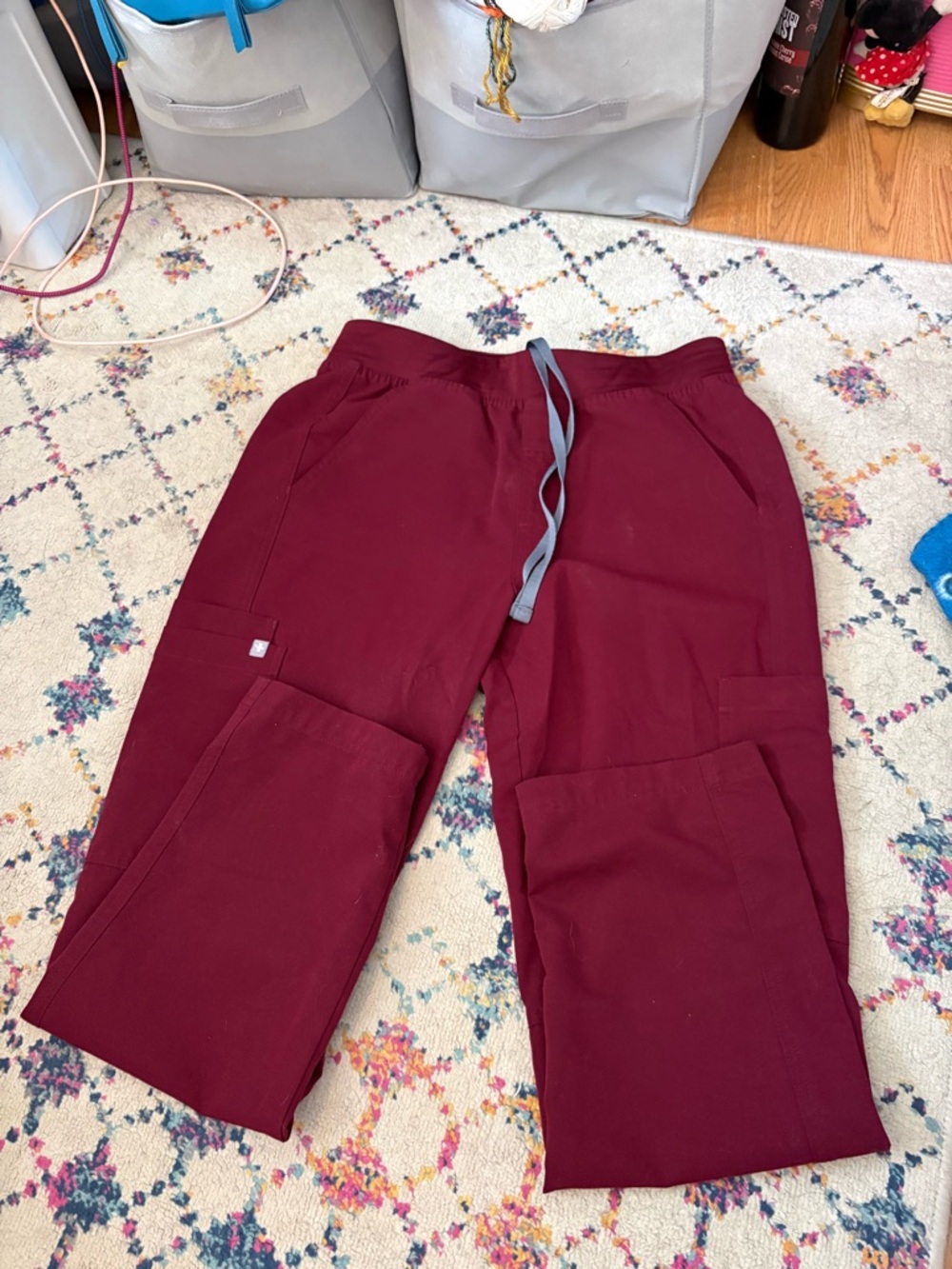 Maroon figs Scrub set